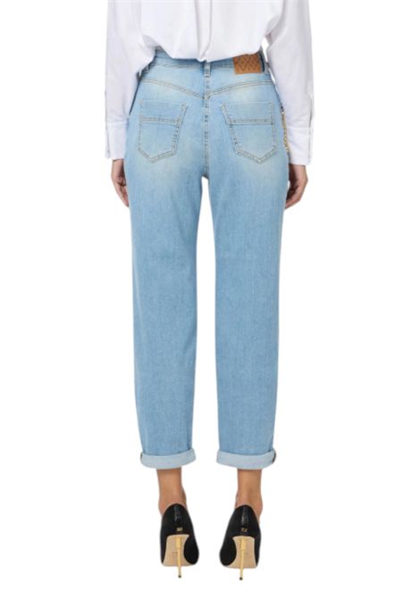 JEANS BOYFRIEND CON CATENA  ELISABETTA FRANCHI | Jeans | PJ22D50E2192